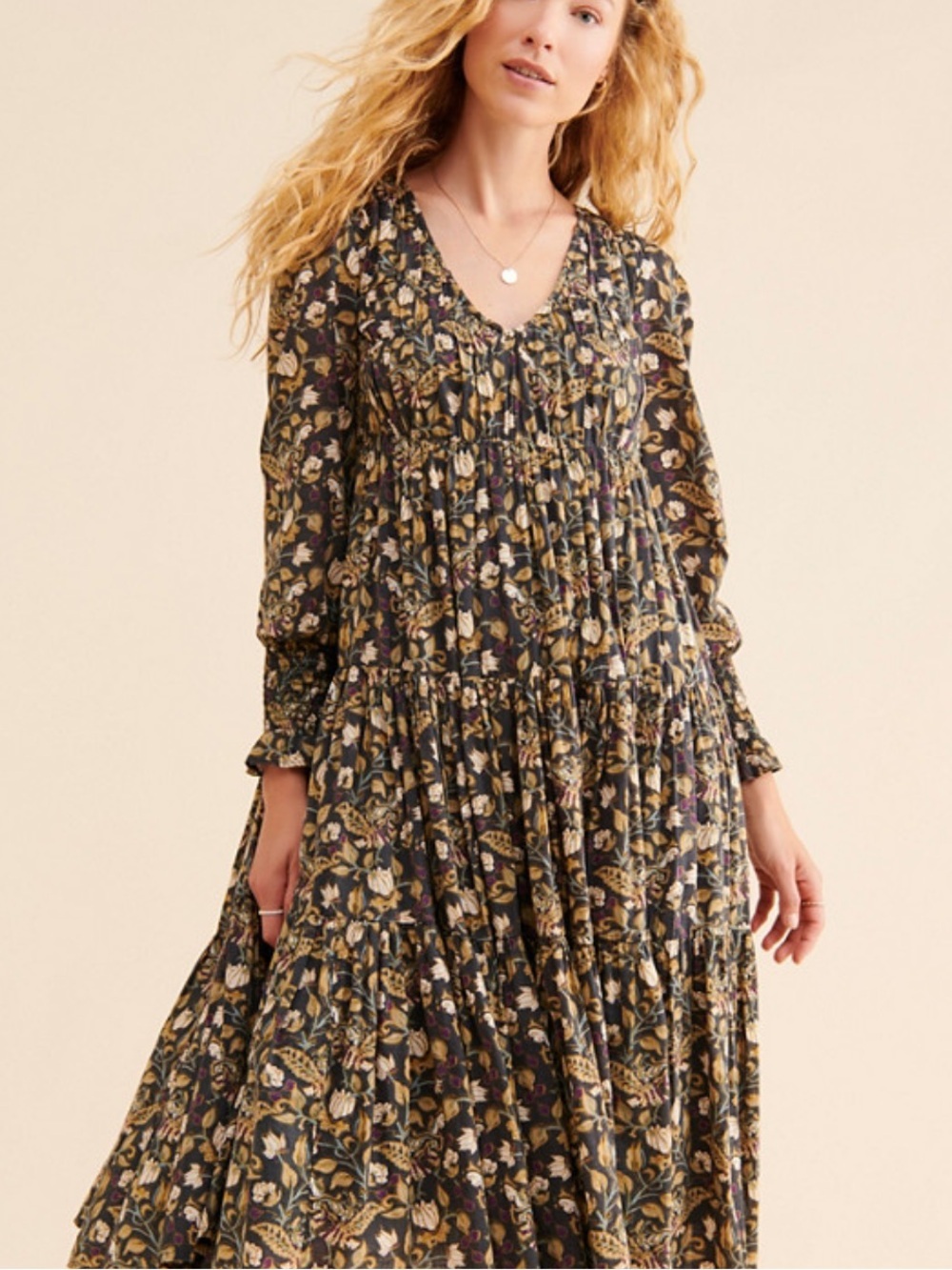 Let Me Be Odette Midi Dress Size